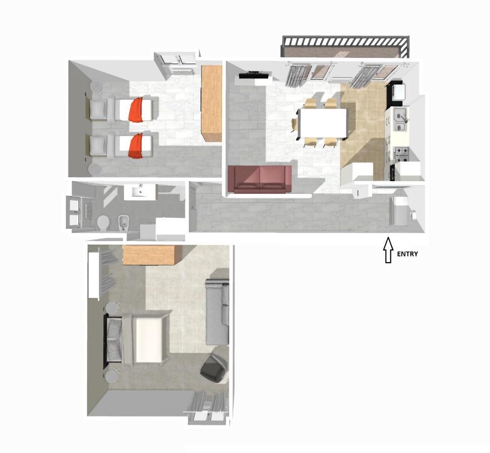 Lab3 City Private Apartment - 2 Bedrooms بافيا المظهر الخارجي الصورة